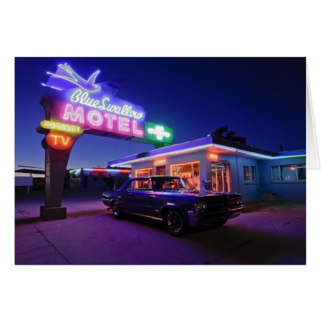 Tucumcari, New Mexico, Vereinigte Staaten. Art 66  (Vorderseite (Horizontal))