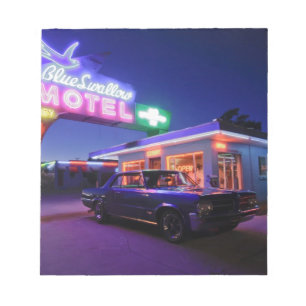 Tucumcari, New Mexico, Vereinigte Staaten. Route 6 Notizblock