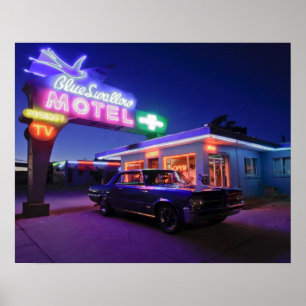 Tucumcari, New Mexico, Vereinigte Staaten. Route 6 Poster