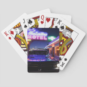 Tucumcari, New Mexico, Vereinigte Staaten. Route 6 Spielkarten