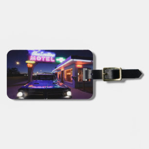 Tucumcari, New Mexiko, Vereinigte Staaten. Weg 66 Gepäckanhänger