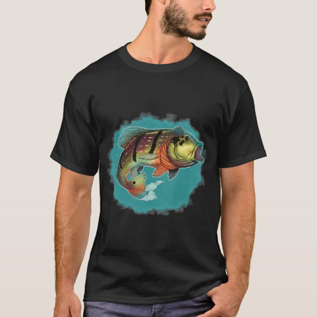 Tucunare (Pfauenbarsch) T-Shirt (Vorderseite)