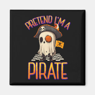 Tüdeliger Halloween-Kostüm Piraten-Geist für Männe Magnet