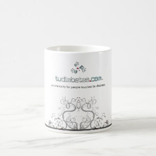TuDiabetes.com-Tasse  White Line  Kaffeetasse
