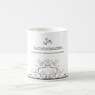TuDiabetes.com-Tasse |White Line| Kaffeetasse