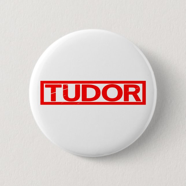 Tudor Briefmarke Button (Vorderseite)