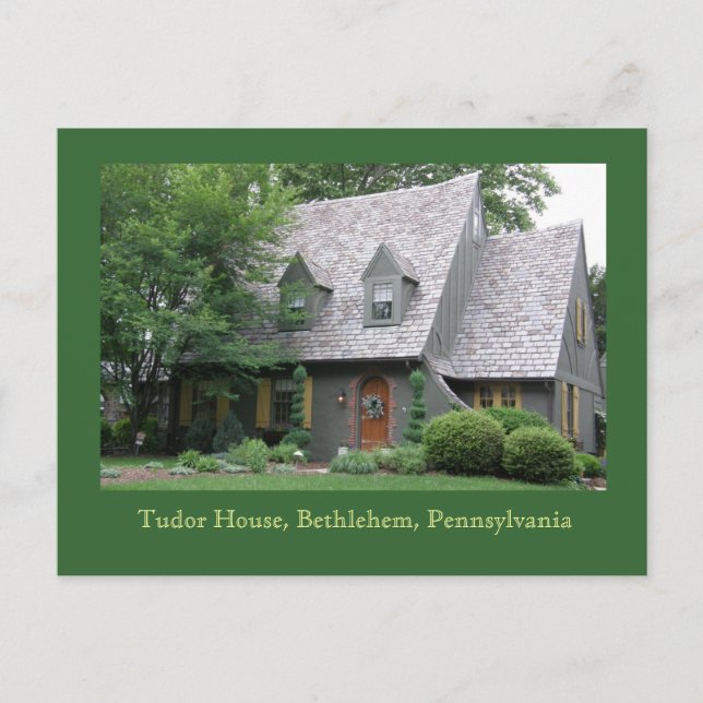 Tudor House Postkarte (Vorderseite)