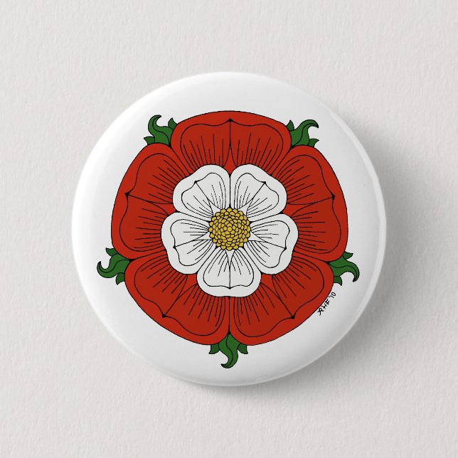 Tudor Rose Button (Vorderseite)