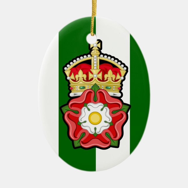 Tudor Rose Christmas Ornament (Vorne)
