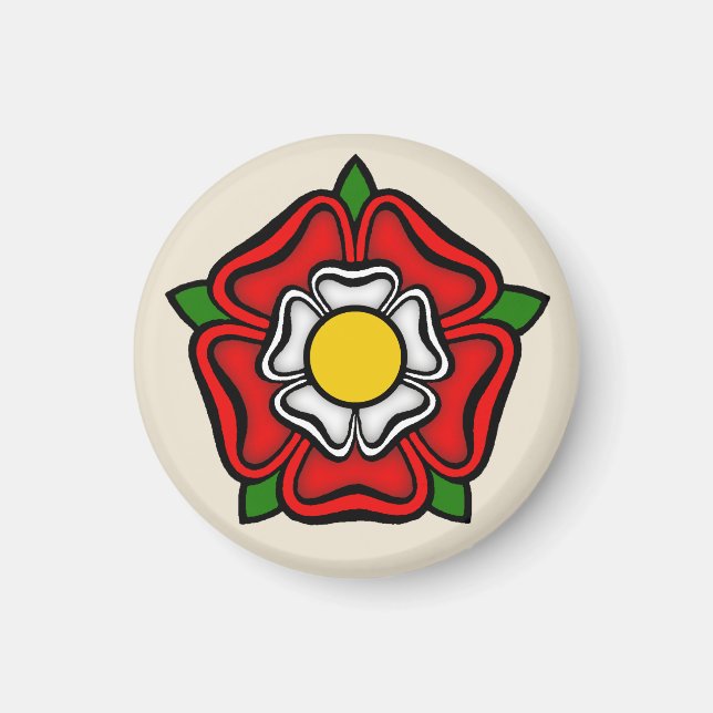 Tudor Rose England, Emblem der Royalty Magnet (Vorne)