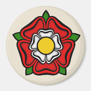Tudor Rose England, Emblem der Royalty Magnet