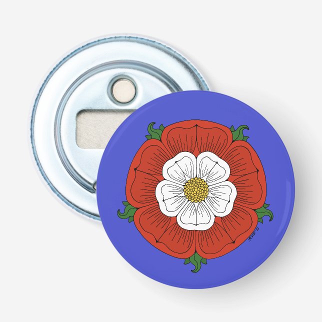 Tudor-Rose Flaschenöffner (Vorderseite)