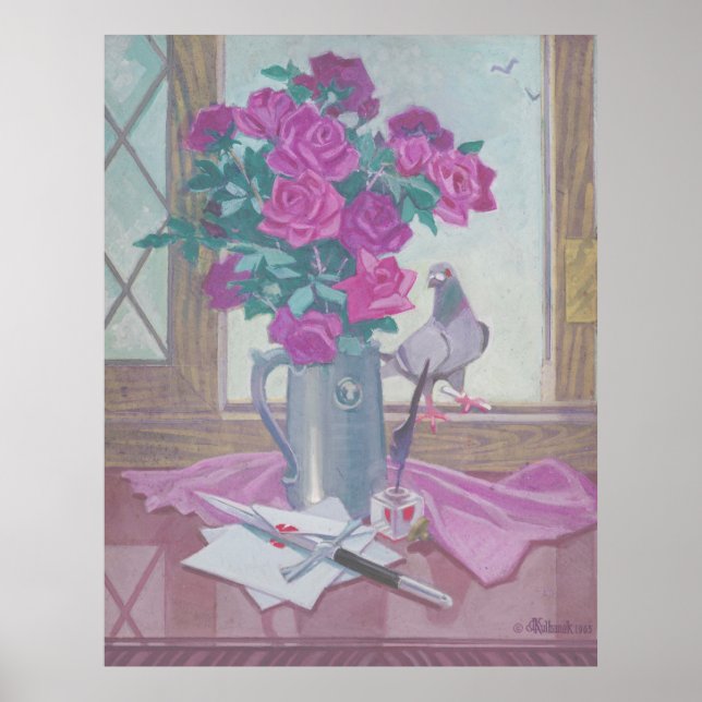 Tudor Rose - Kulhanek Floral Emblem (1965) Poster (Vorne)