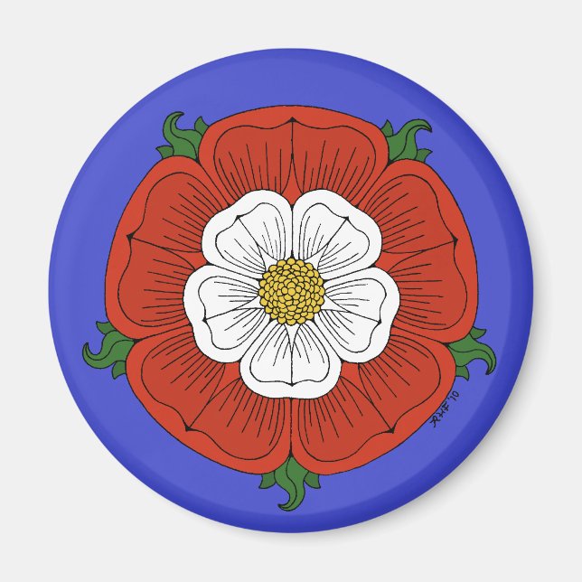 Tudor Rose Magnet (Vorne)