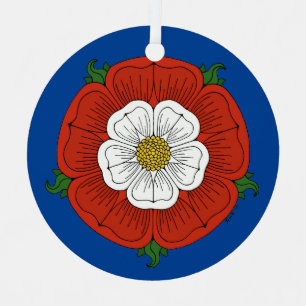 Tudor Rose Ornament Aus Metall
