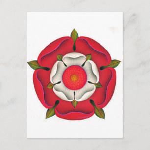 Tudor Rose Postkarte