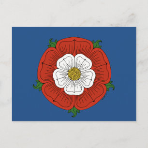 Tudor Rose Postkarte