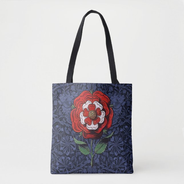Tudor Rose Rot und Weiß (Vorderseite)