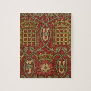 "Tudor Rose", Wiedergabetapete entwarf durch S Puzzle