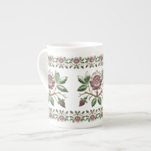 Tudor Rosen-Porzellan-Tee-Tasse