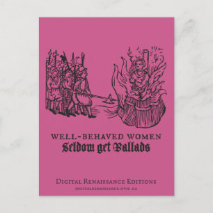 Tudor Trouble und Streife Postkarte