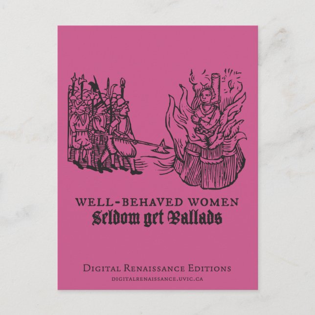 Tudor Trouble und Streife Postkarte (Vorderseite)