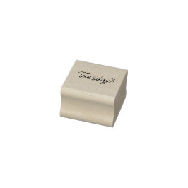 Tuesday Weekday Journal Design Gummistempel