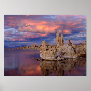Tufa-Formationen am Mono Lake Poster