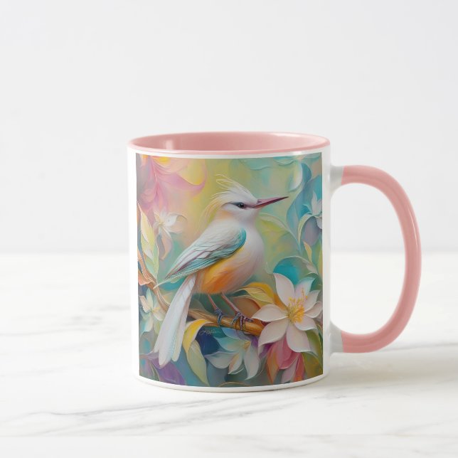 Tufed Golden Rumped Fantasy Bird Tasse (Rechts)