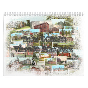 Tufts College Vintage Postkarten Kalender