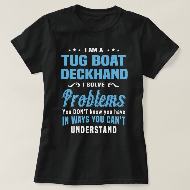 Tug Boat Deckhand T-Shirt (Design vorne)