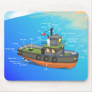 Tug-Boot Mousepad