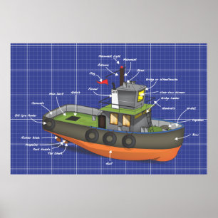 Tug-Boot Poster