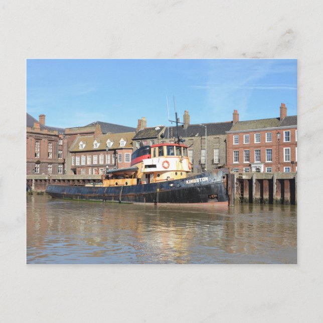 Tug Kingston Postkarte (Vorderseite)