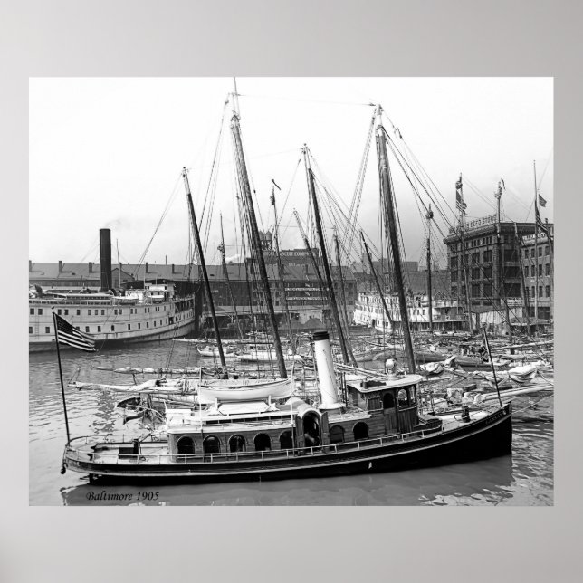 Tug & Luggers Poster (Vorne)