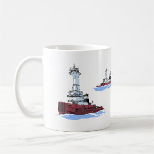 Tug Victory und Barge James L. Kuber (K&K) Kaffeetasse