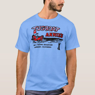 Tugboat Annies California Retro Mitte Jahrhundert T-Shirt