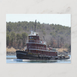 Tugboat Marjorie B McAllister auf Cape Cod Postcar Postkarte
