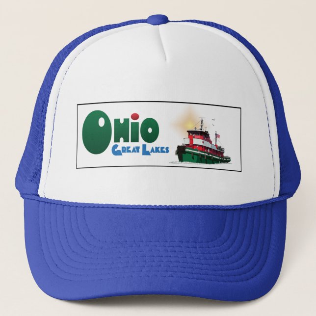 Tugboat Ohio Truckerkappe (Vorderseite)