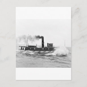 Tugboat William Sprague, Ende des 19. Jahrhunderts Postkarte