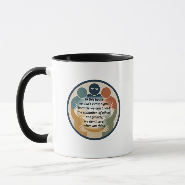 Tugend-Signal-Tasse Tasse (Links)