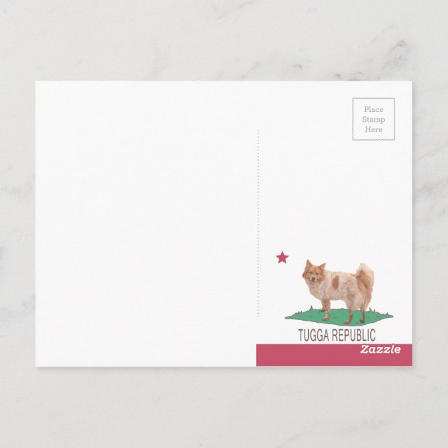 TUGGA REPUBLIK POSTKARTE (Rückseite)