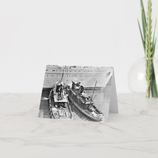 Tugs Assist Caronia Karte (Vorderseite)