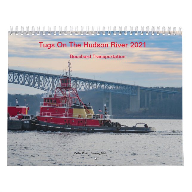Tugs on the Hudson River 2022 Bouchard Calendar Kalender (Titelbild)