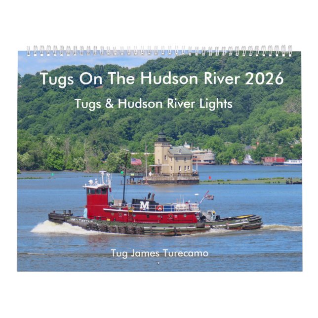 Tugs On The Hudson River 2026 Calendar Kalender (Titelbild)