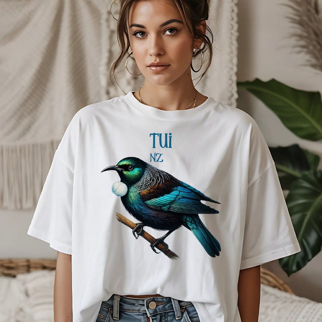 Tui - heimischer Vogel Neuseelands T-Shirt (Von Creator hochgeladen)