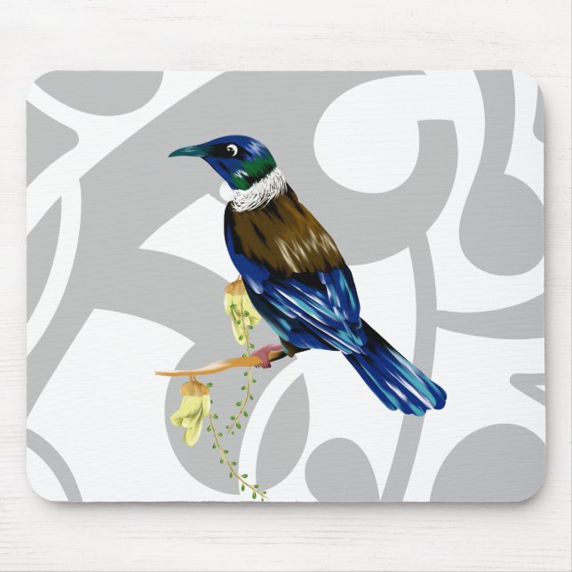 Tui koru Muster Mousepad (Vorne)