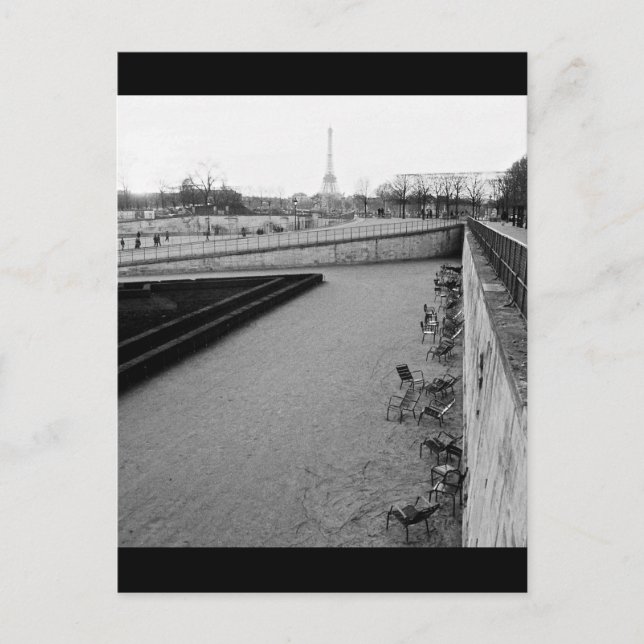 Tuileries Garden (Jardin des Tuileries), Paris Postkarte (Vorderseite)