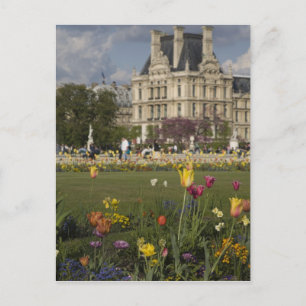 Tuileries-Garten, Louvre, Paris, Frankreich Postkarte