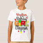 Tuitti Fruity Brother of the Birthday Girl  T-Shirt<br><div class="desc">Feiern Sie Geburtstag mit diesem besonderen T - Shirt,  dem besonderen und personalisierten Design</div>